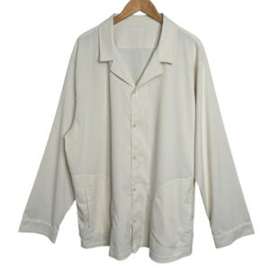 Outdoor Voices SolarCool Camp Shirt Size XXXL Collar Long Sleeve Cream